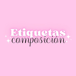 Etiquetas de composición