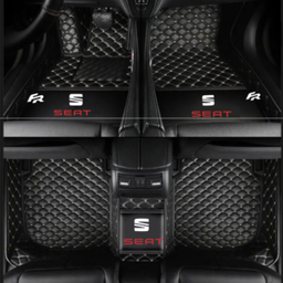 TAPIS 8D plus LUXURY-seat  (noir/gris)
