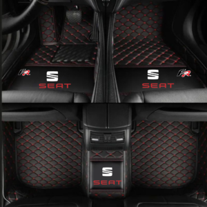 TAPIS 8D plus LUXURY-seat  (noir/rouge) 