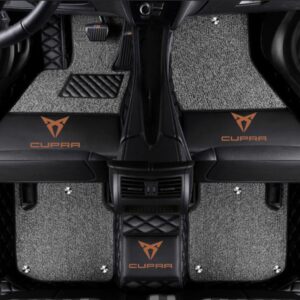 TAPIS 9D LUXURY-cupra  (noir/noir)+ mokitte gris