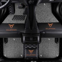 TAPIS 9D LUXURY-cupra  (noir/noir)+ mokitte gris