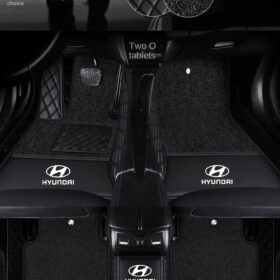 TAPIS 9D LUXURY-hyundai (noir/noir)+ mokitte noir