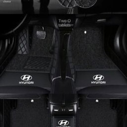TAPIS 9D LUXURY-hyundai (noir/noir)+ mokitte noir 