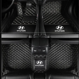 TAPIS 8D plus LUXURY-hyundai (noir/beige)