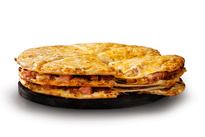 SMALL MEATY TRIPLE-DECKER <<< Debonairs Pizza >>>