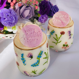 I Love You, Mum! Wine Glass Bento Cake