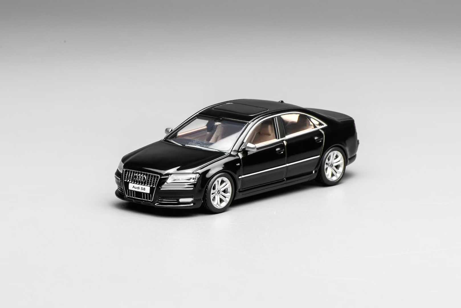 MOTOR HELIX MODEL 1/64 AUDI S8 2008 - BRILLIANT BLACK