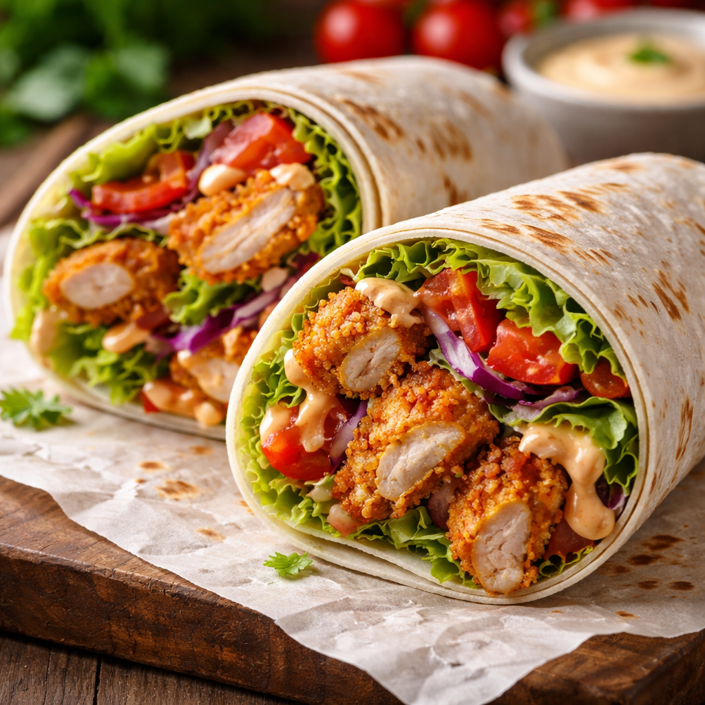 Chicken Strips Wraps