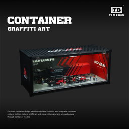 TIMEBOX MODEL 1/64 DIORAMA CONTAINER SCENE - ADVAN