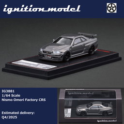 IGNITION MODEL 1/64 NISSAN SKYLINE GTR (R34) OMORI FACTORY CRS