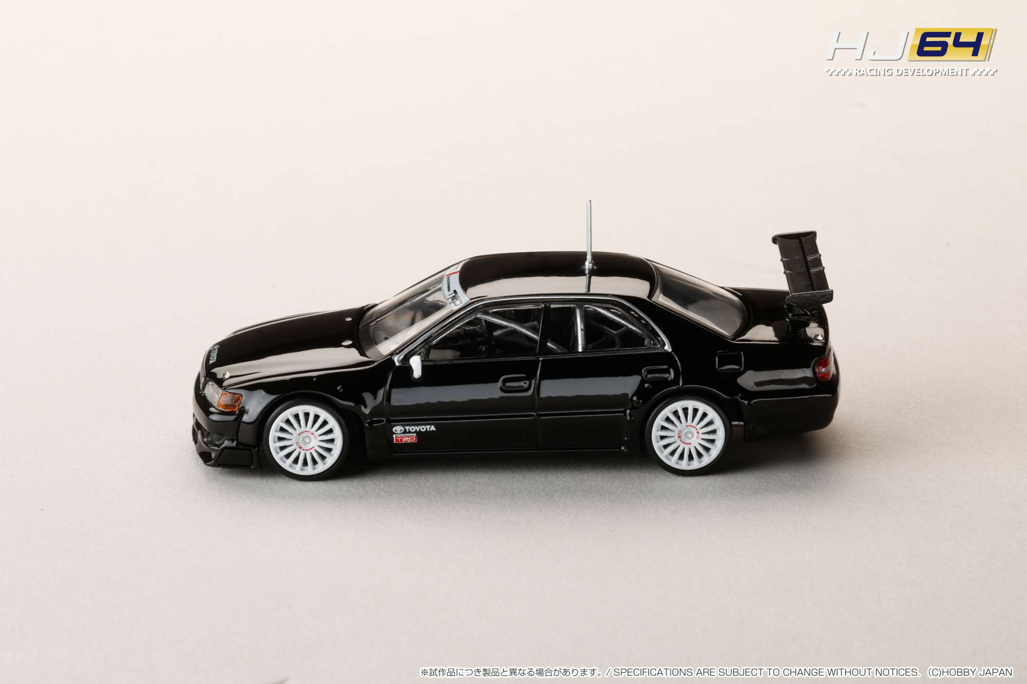 HOBBY JAPAN MODEL 1/64 TOYOTA CHASER 1997 JTCC TEST CAR