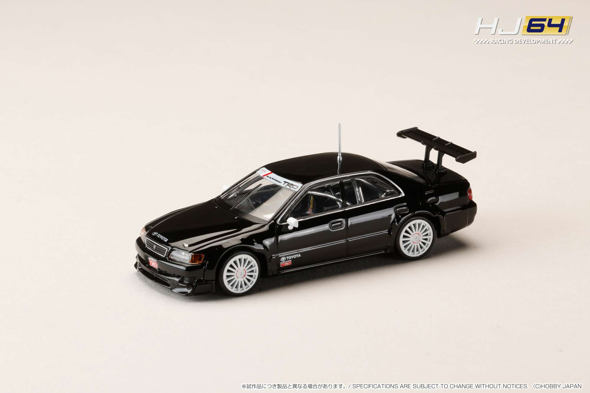 HOBBY JAPAN MODEL 1/64 TOYOTA CHASER 1997 JTCC TEST CAR_2
