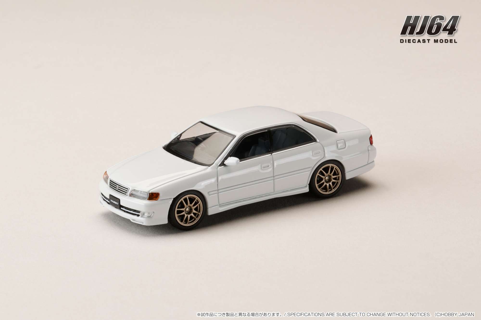 HOBBY JAPAN MODEL 1/64 TOYOTA CHASER TOURER V (JZX100) EARLY VERSION (1996) JDM STYLE 10 SPOKES WHEEL_2