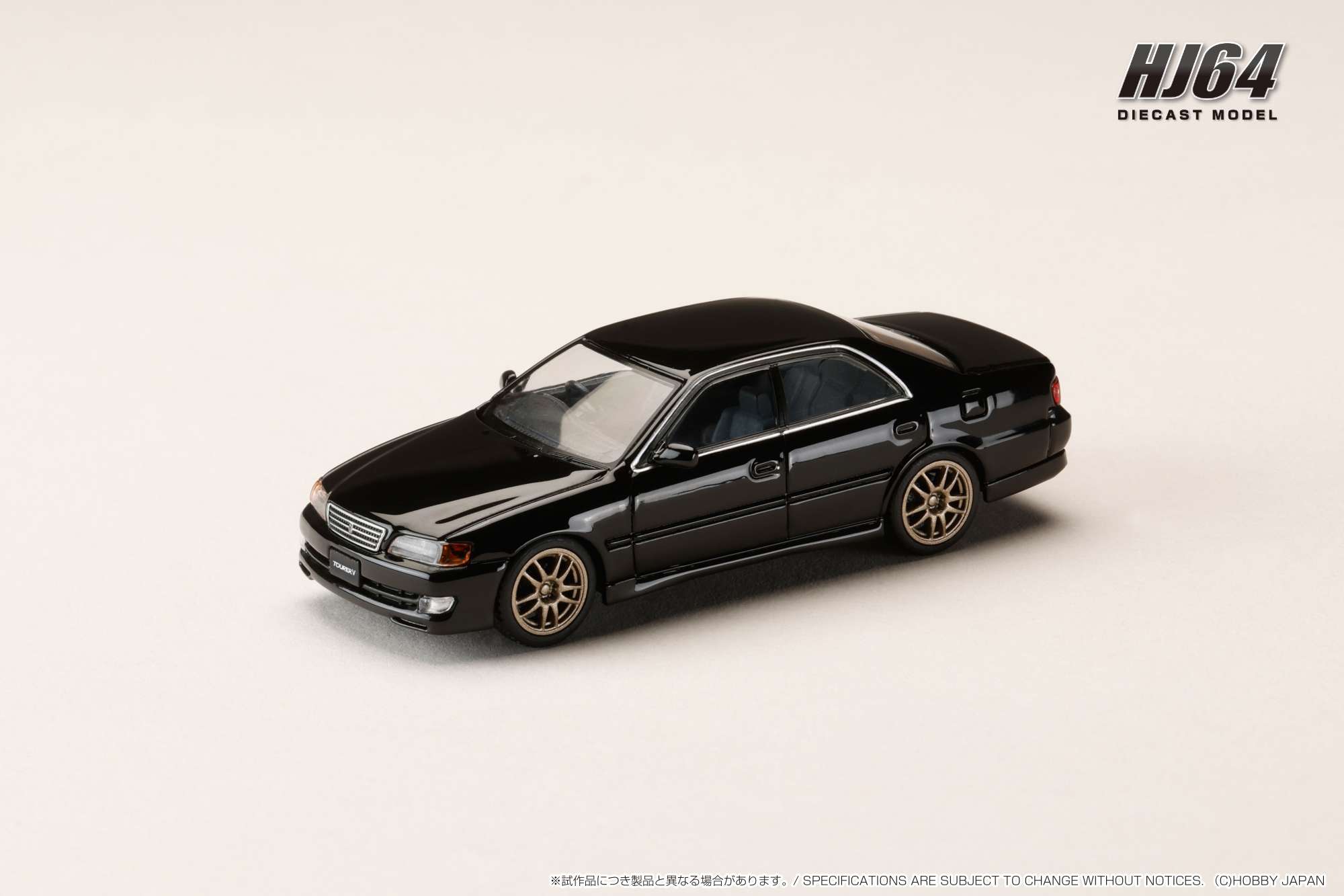 HOBBY JAPAN MODEL 1/64 TOYOTA CHASER TOURER V (JZX100) EARLY VERSION (1996) JDM STYLE 10 SPOKES WHEEL_5