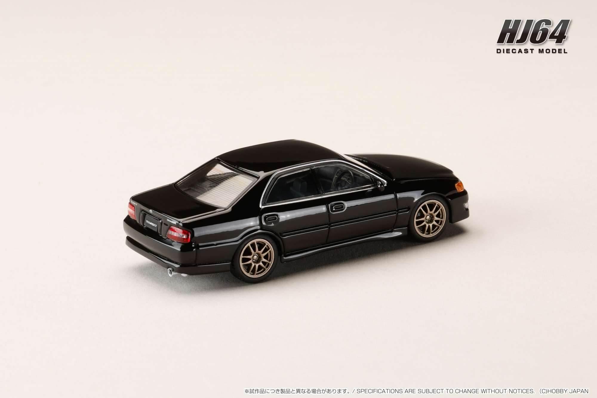 HOBBY JAPAN MODEL 1/64 TOYOTA CHASER TOURER V (JZX100) EARLY VERSION (1996) JDM STYLE 10 SPOKES WHEEL_4