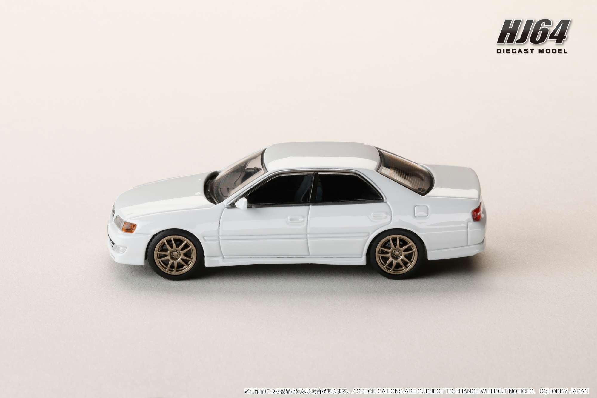 HOBBY JAPAN MODEL 1/64 TOYOTA CHASER TOURER V (JZX100) EARLY VERSION (1996) JDM STYLE 10 SPOKES WHEEL_0