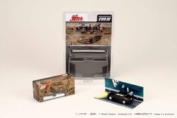 HOBBY JAPAN MODEL 1/74 MITSUBISHI LANCER RS EVO 3 BLACK / INITIAL-D / KYOICHI SUDO VS RYOSUKE TAKAHASHI