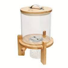 Glass rice dispenser