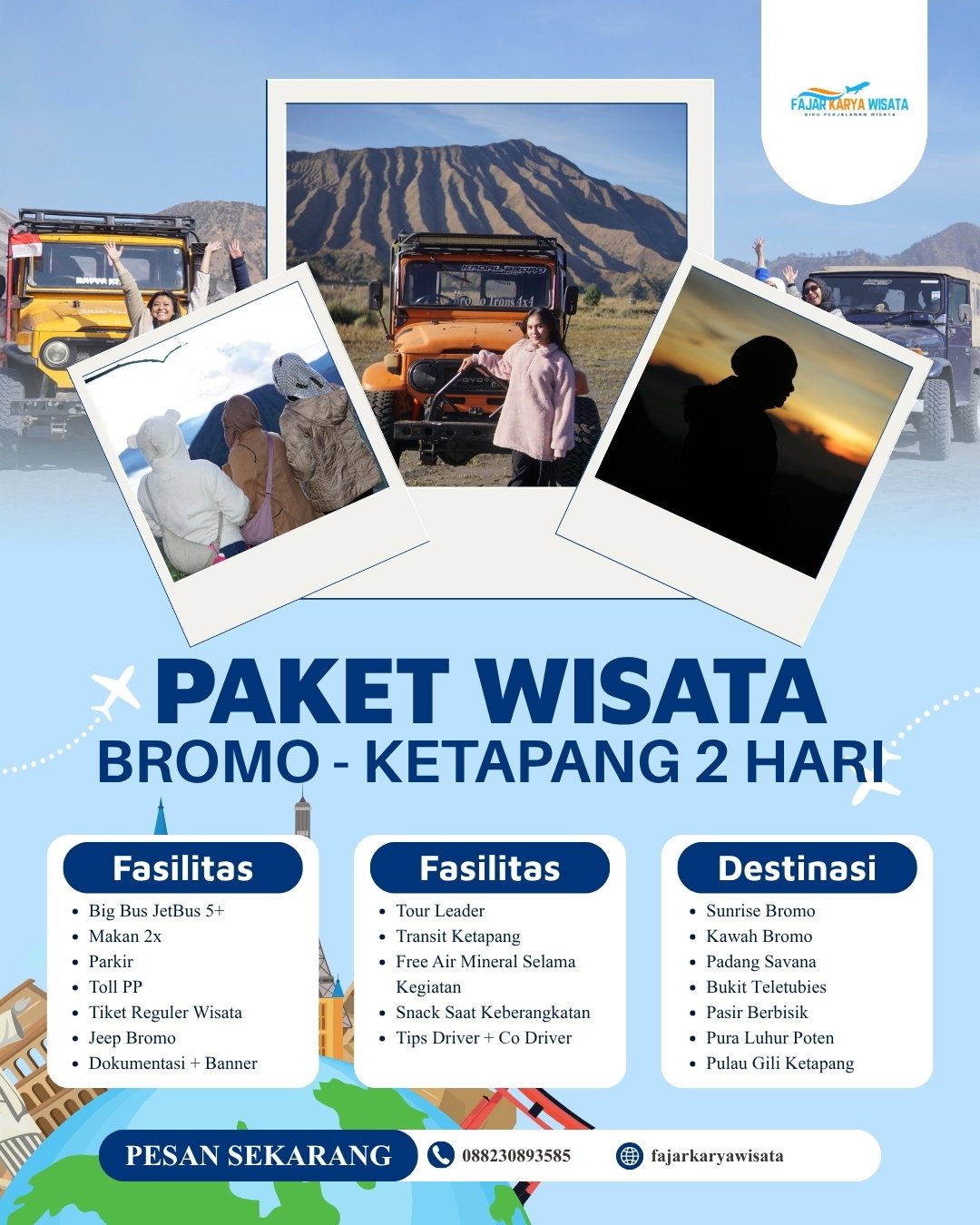 PAKET WISATA BROMO - KETAPANG 2 HARI_0