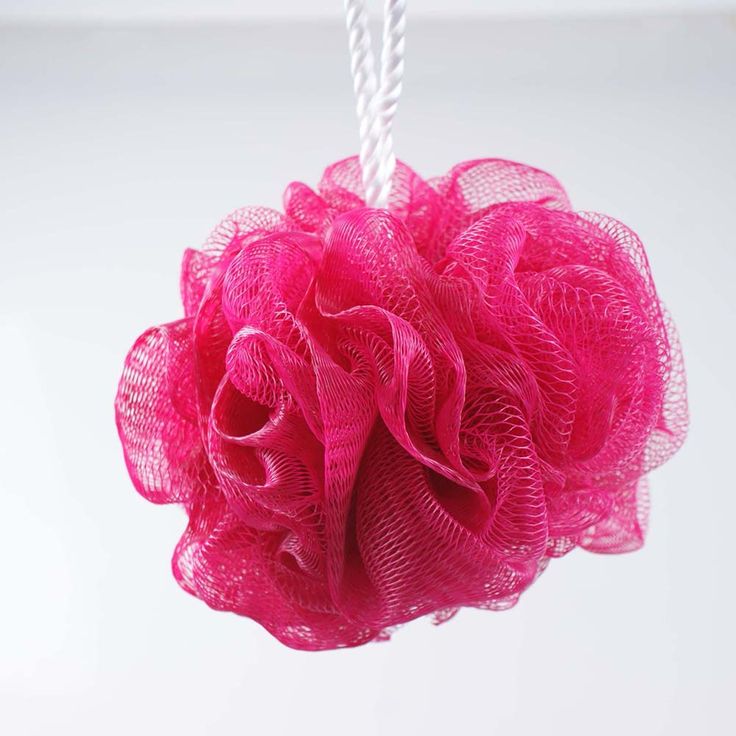 HOT PINK MESH SPONGE_0