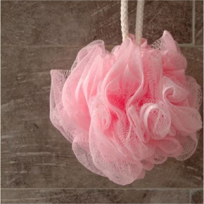 LIGHT PINK MESH SPONGE