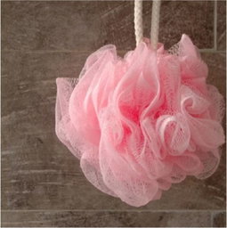 LIGHT PINK MESH SPONGE