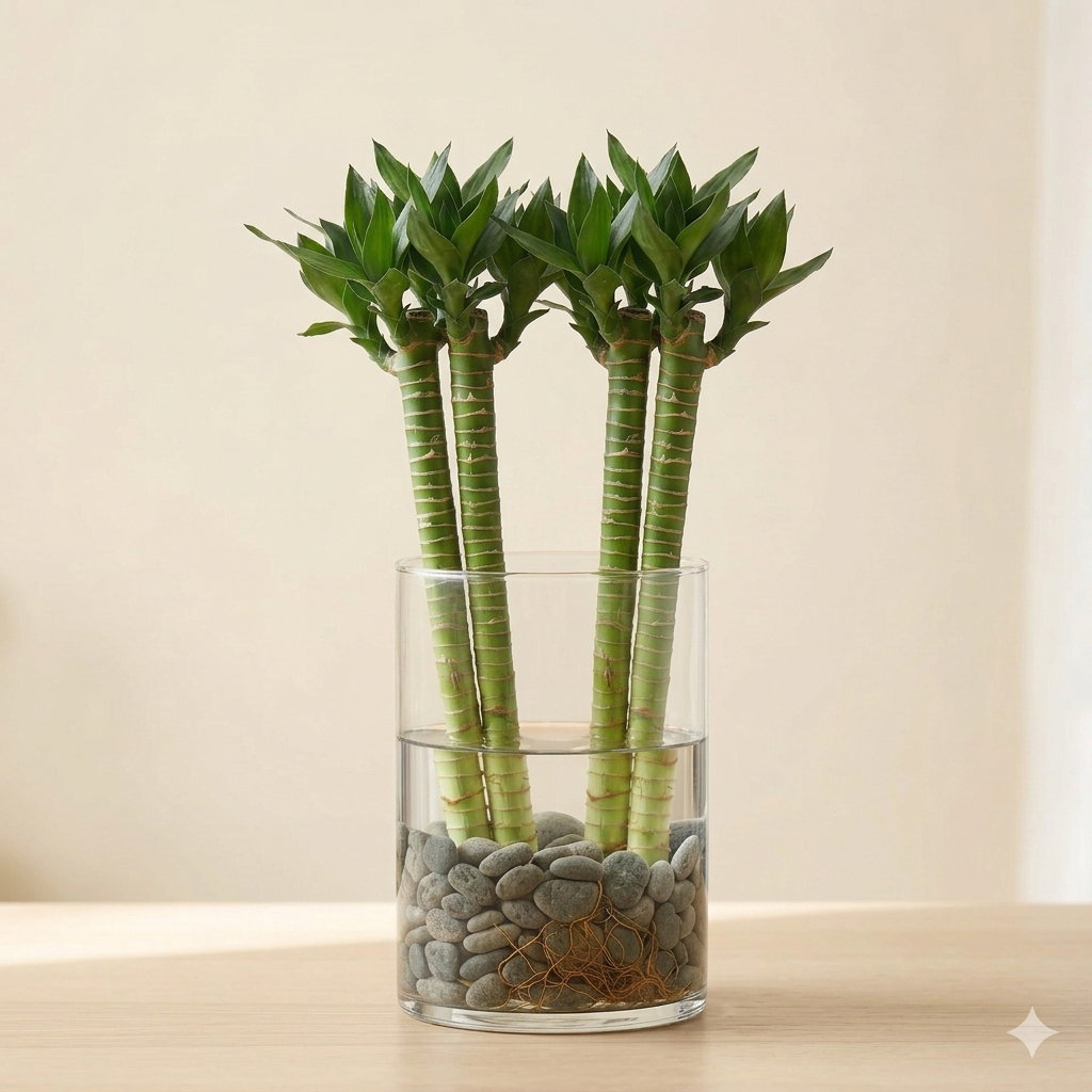 Lotus Bamboo (Set of 2 & 4 Sticks) – 60cm Live Indoor Plants for Good Luck & Wealth_3
