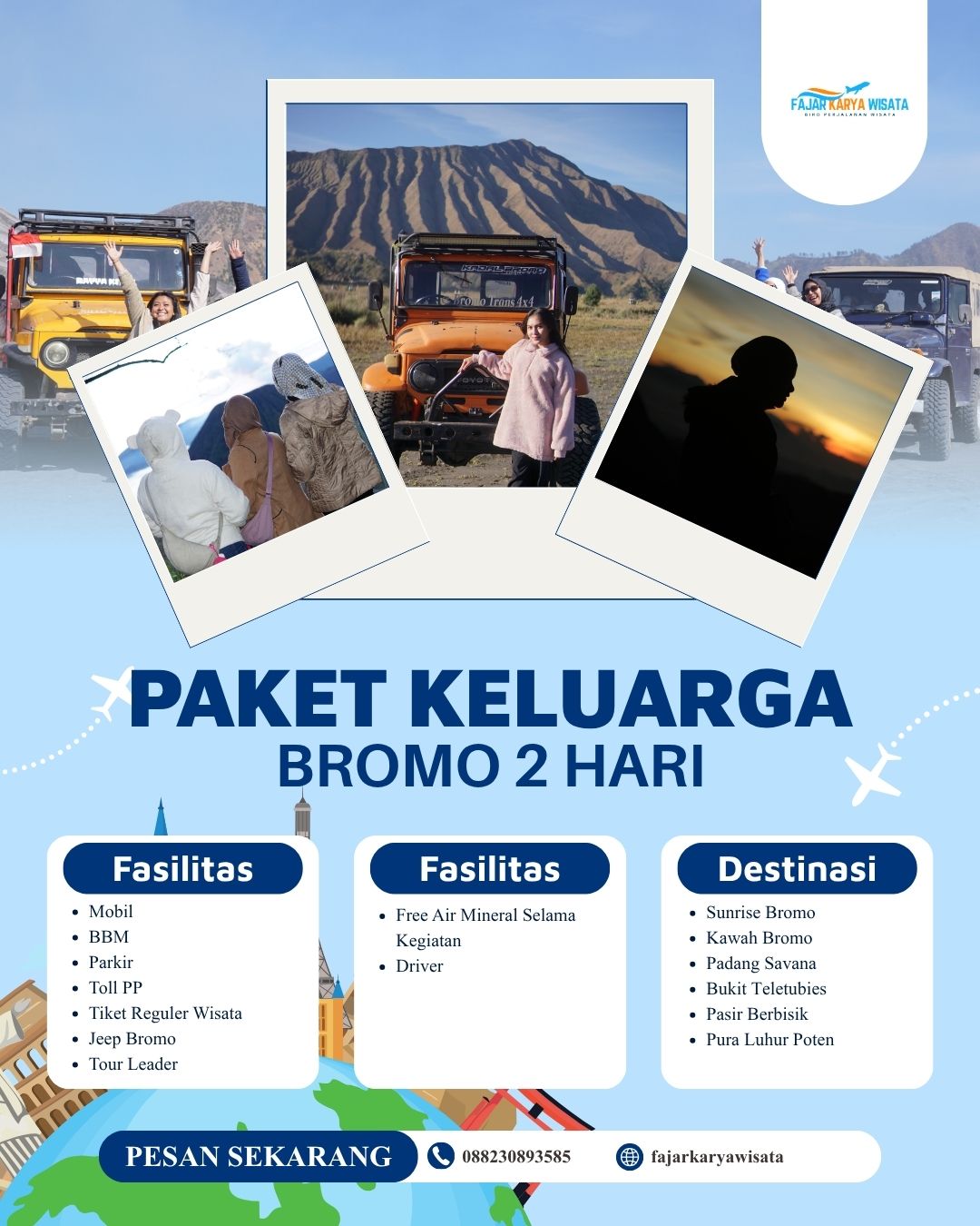 PAKET KELUARGA BROMO 2 HARI