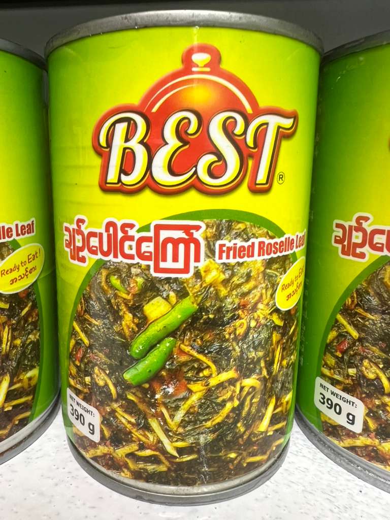 Fried Roselle Leaves