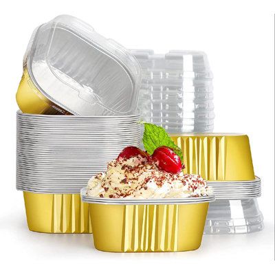 230ml Square Dessert Foil_0
