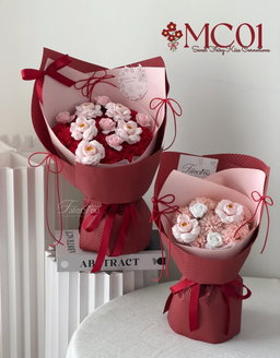 ( MC01 ) Sweet Fairy Kiss Soap Carnation Bouquet 