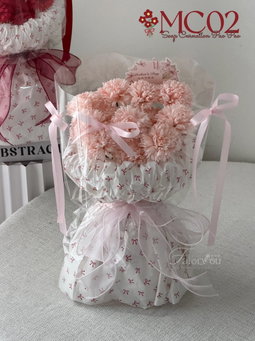 ( MC02 ) Soap Carnation Pao Pao Transparent Bouquet 