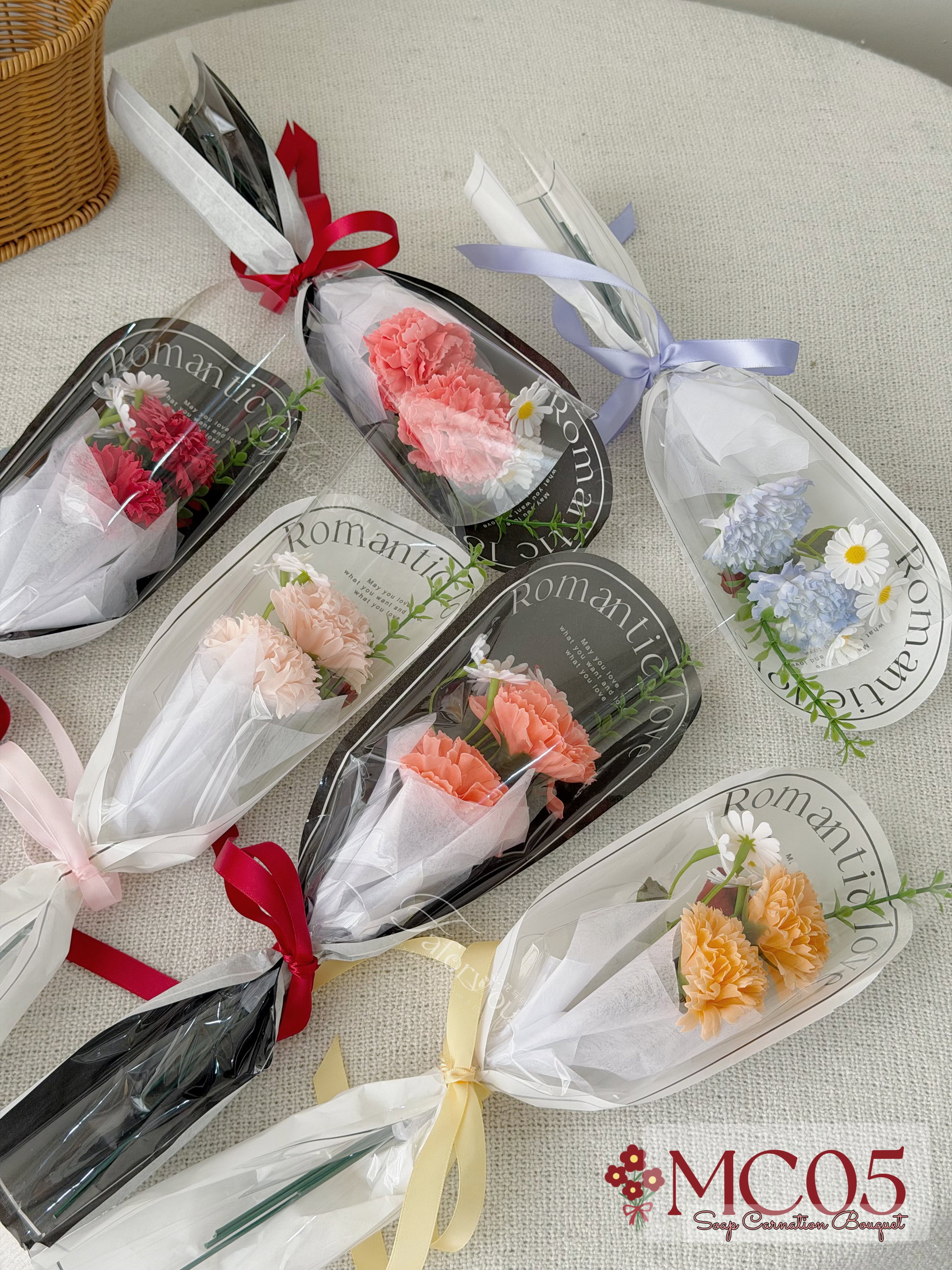 ( MC05 ) Soap Carnation Bouquet_0