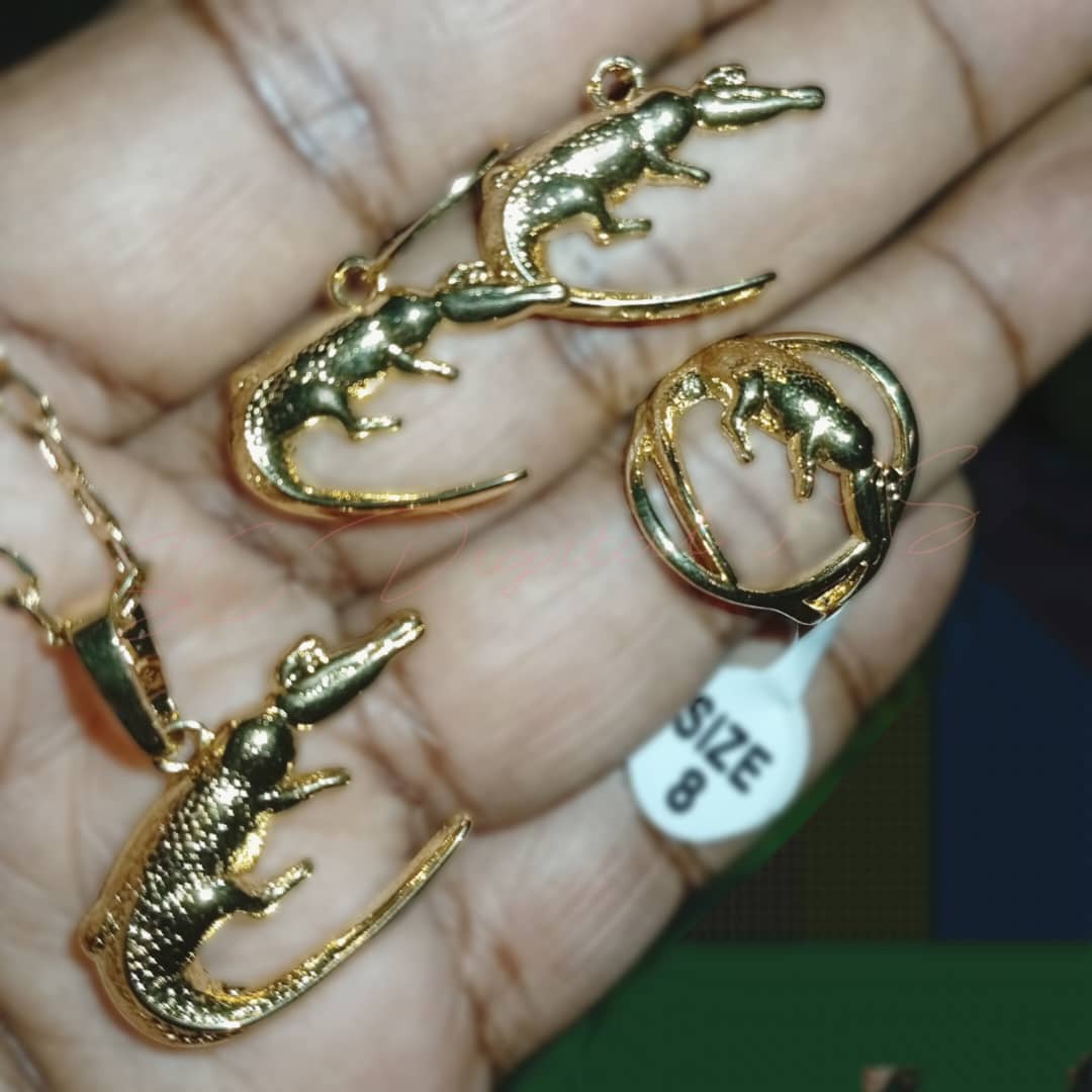 18k Gold Filled Jewelry Set _0