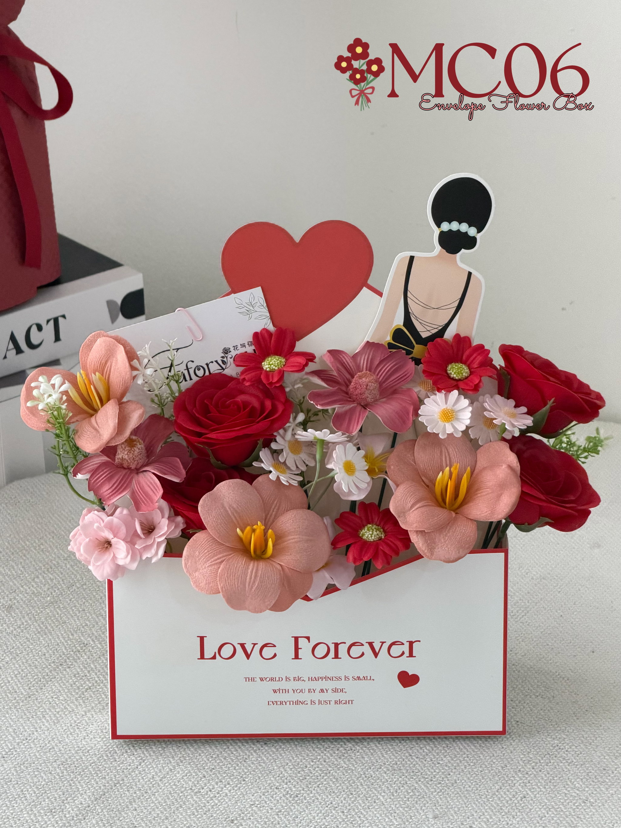 ( MC06 ) Envelope Flower Box  _1