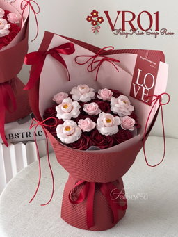( VR01 ) Sweet Fairy Kiss Soap Rose Bouquet  