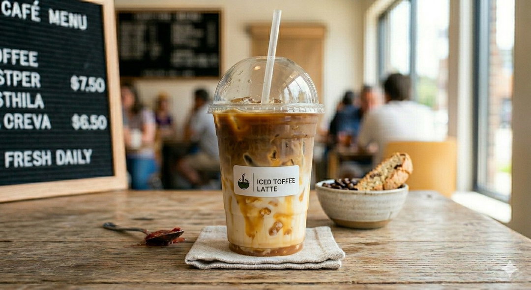 Iced Toffee Latte