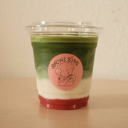Iced Strawberry Matcha Latte 
