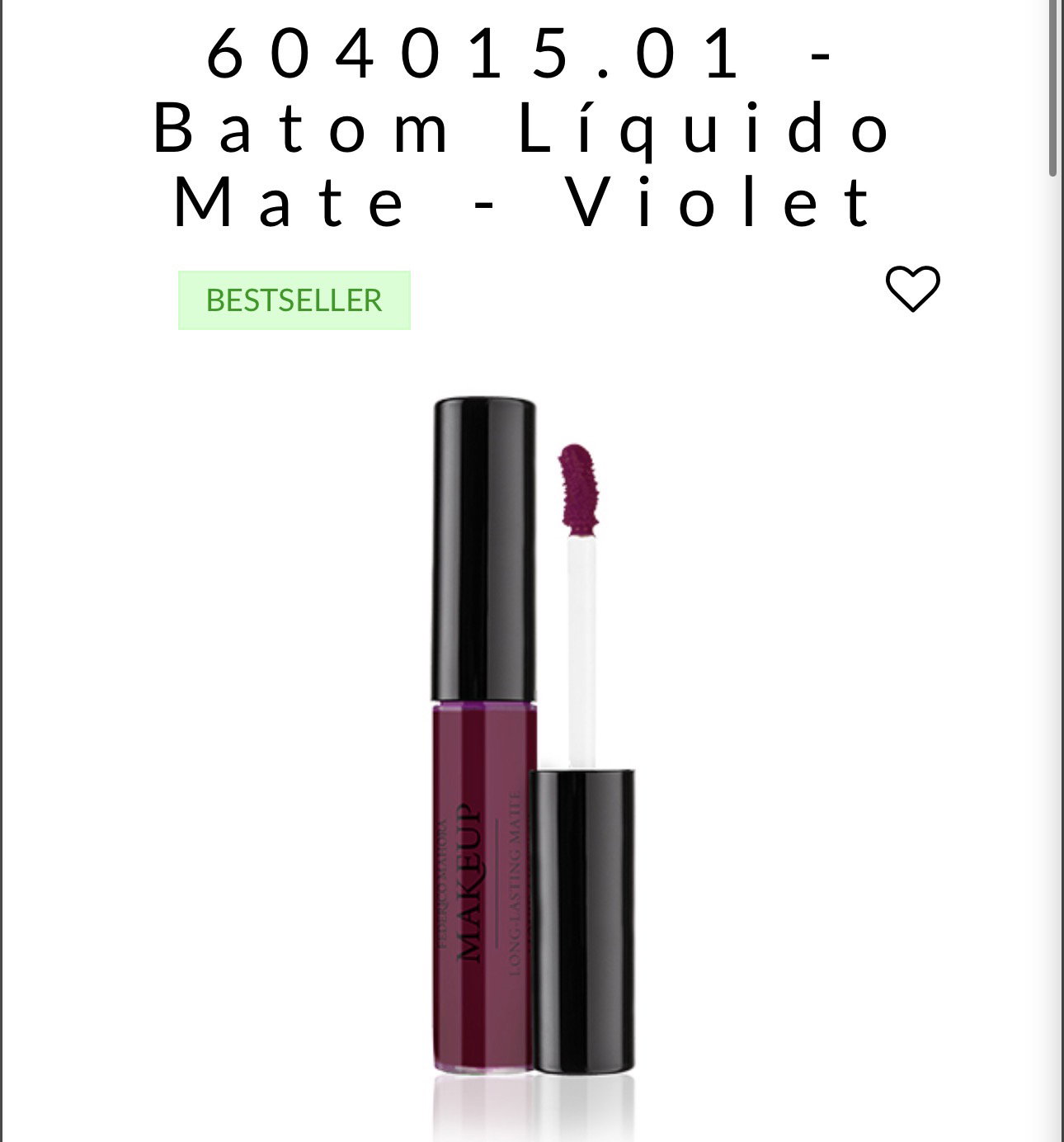 Batom Líquido Mate - Violet_0