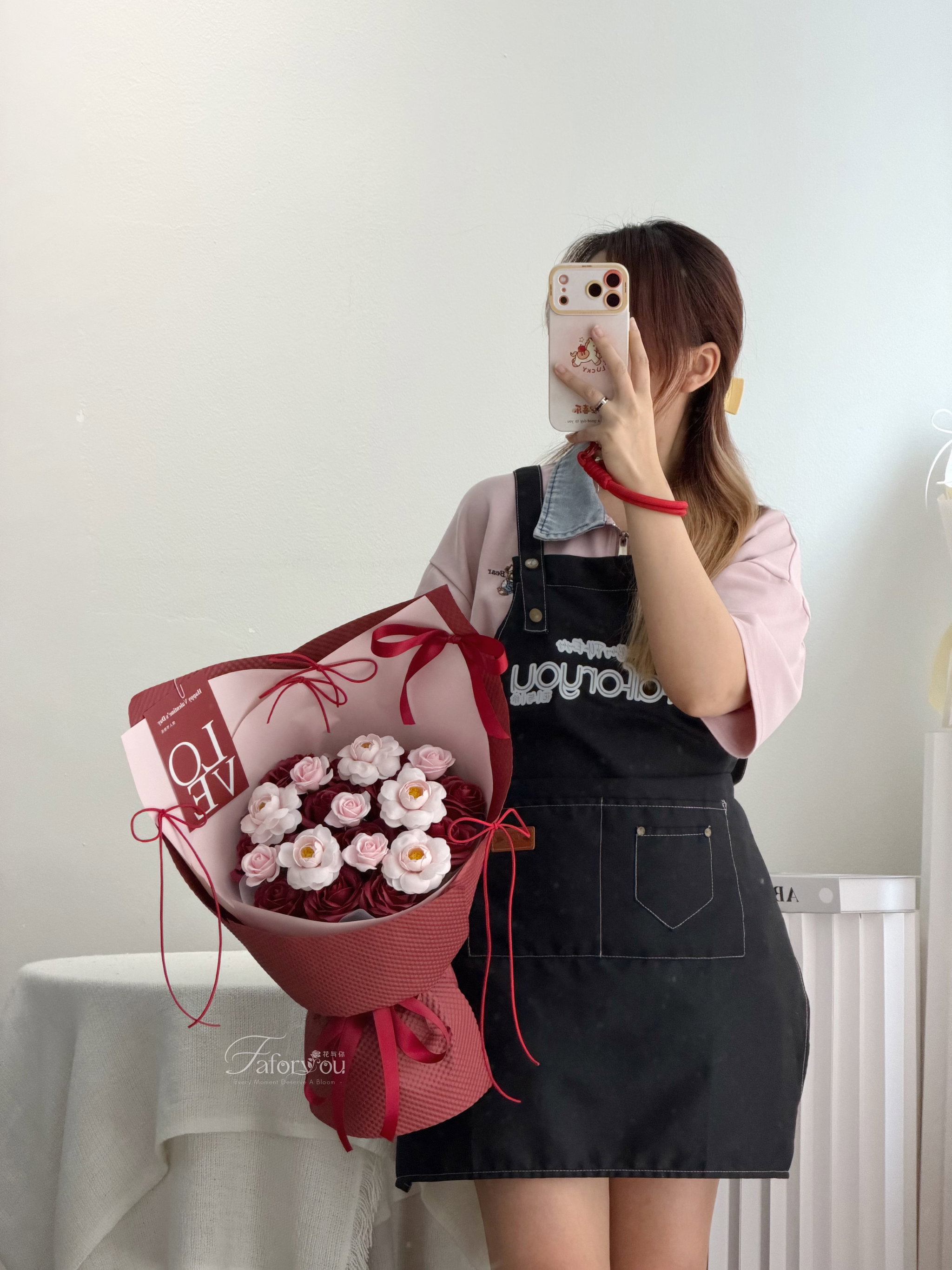 ( VR01 ) Sweet Fairy Kiss Soap Rose Bouquet  _2