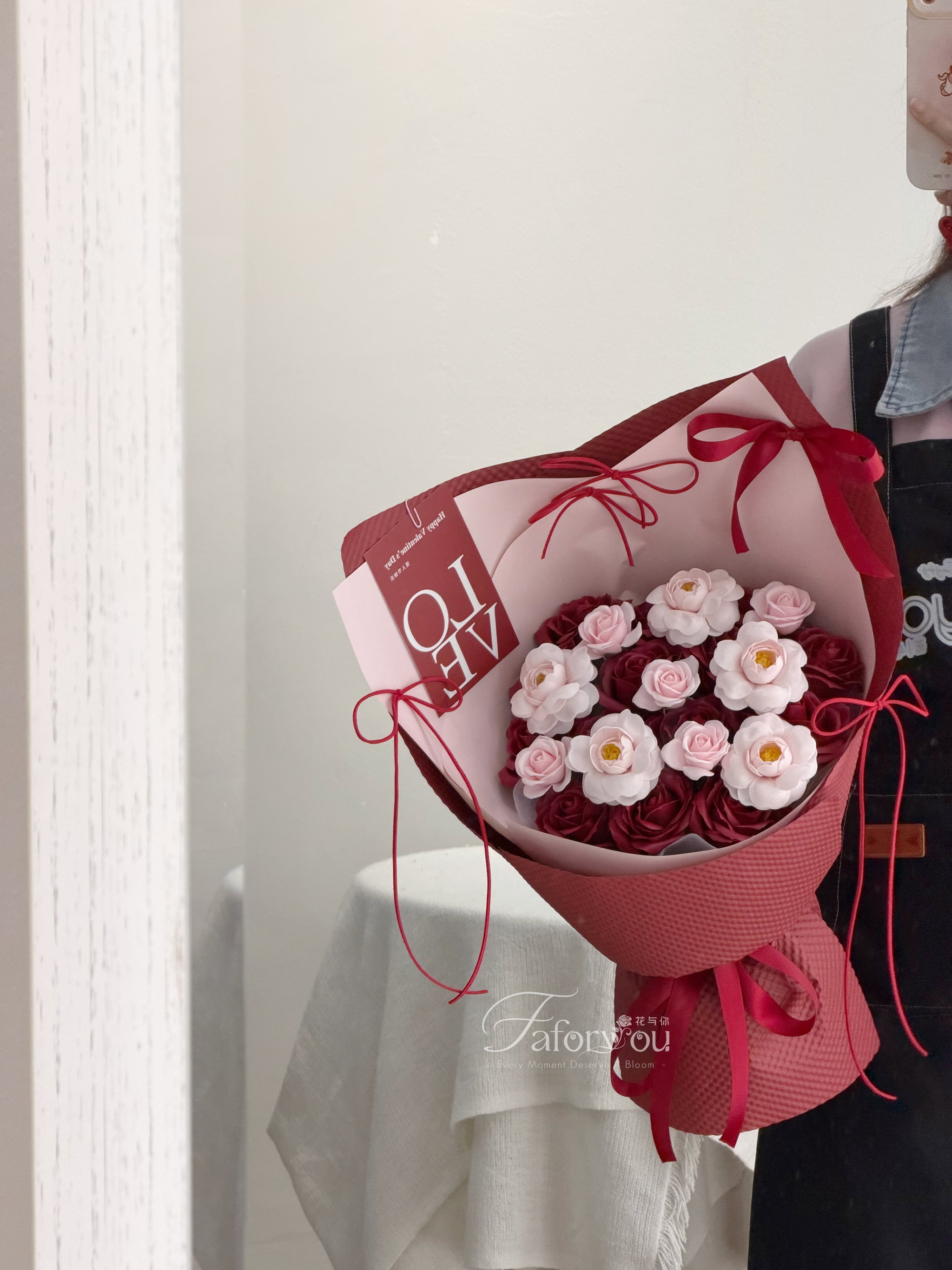 ( VR01 ) Sweet Fairy Kiss Soap Rose Bouquet  _1