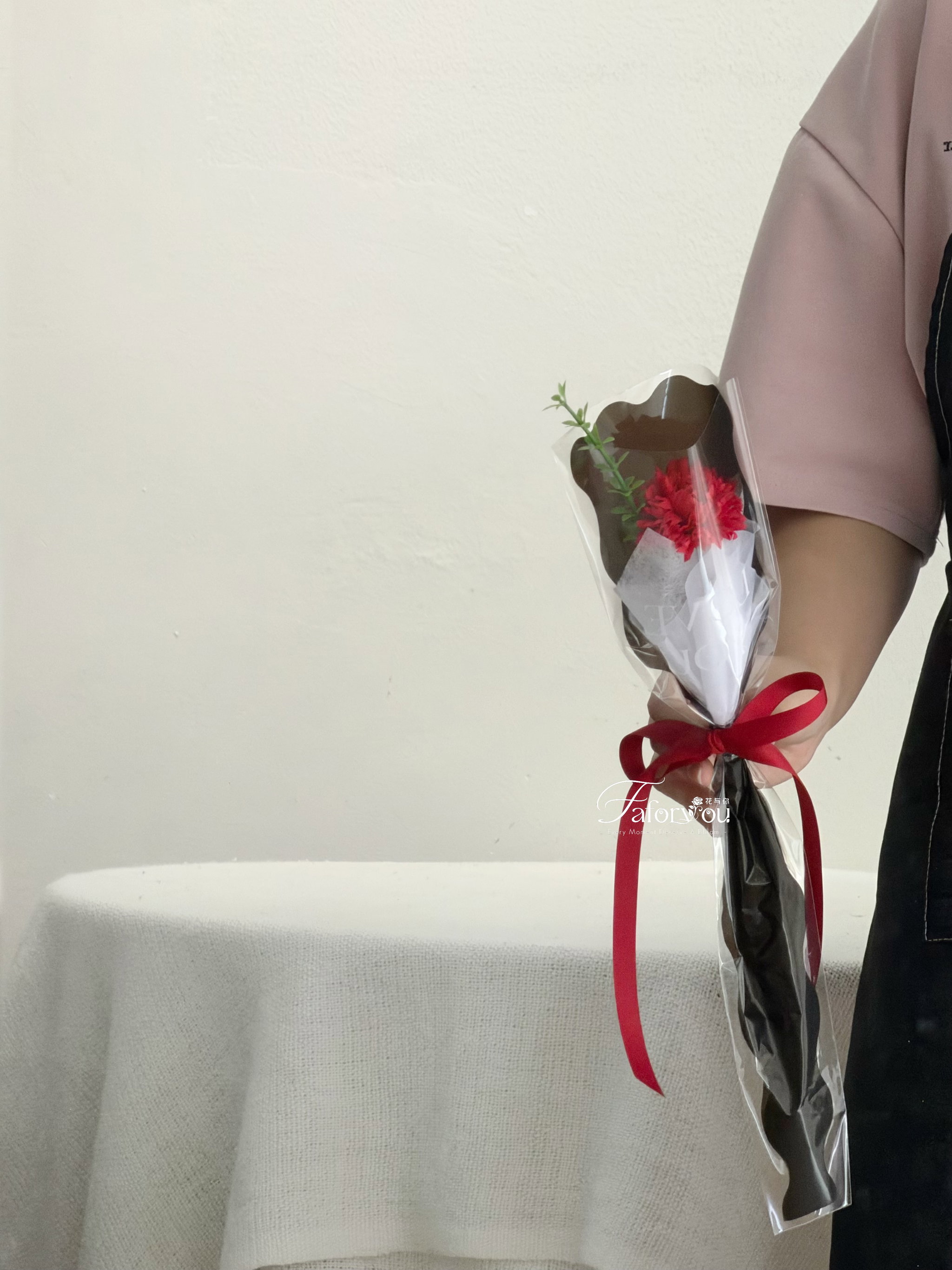 ( MC07 ) Single Stalk Soap Carnation Bouquet_1