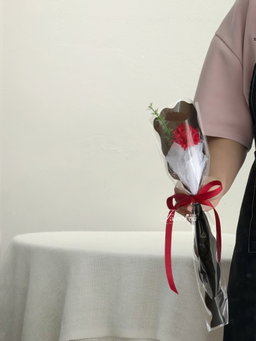 ( MC07 ) Single Stalk Soap Carnation Bouquet