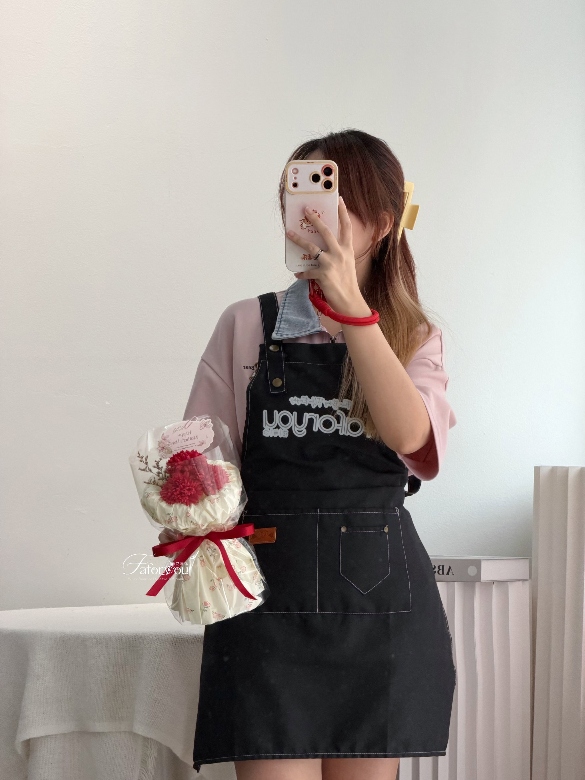 ( MC03 ) 3 Stalk Soap Carnation Pao Pao Bouquet _2