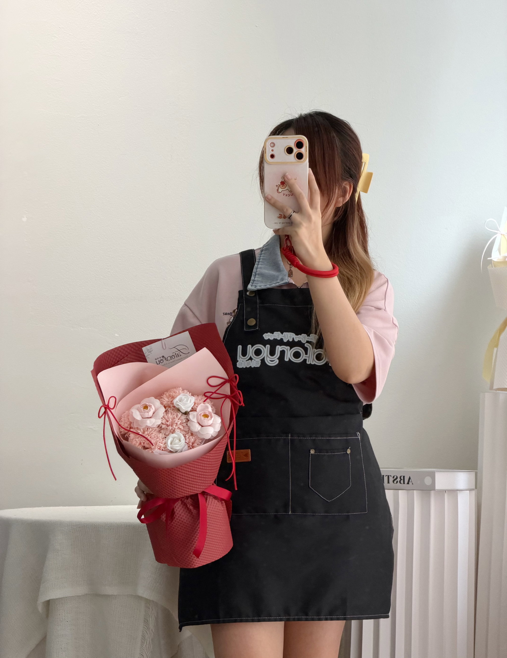 ( MC01 ) Sweet Fairy Kiss Soap Carnation Bouquet _2