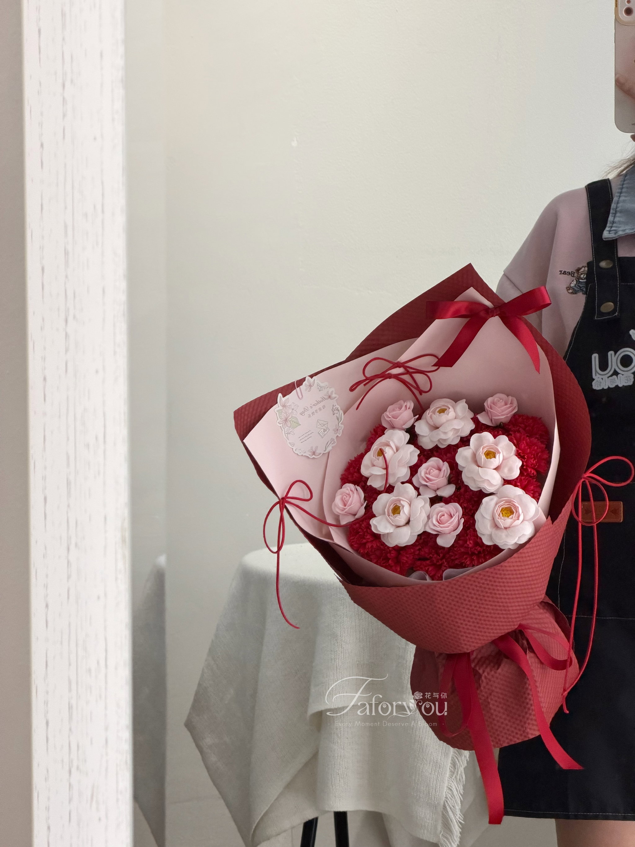 ( MC01 ) Sweet Fairy Kiss Soap Carnation Bouquet  _1