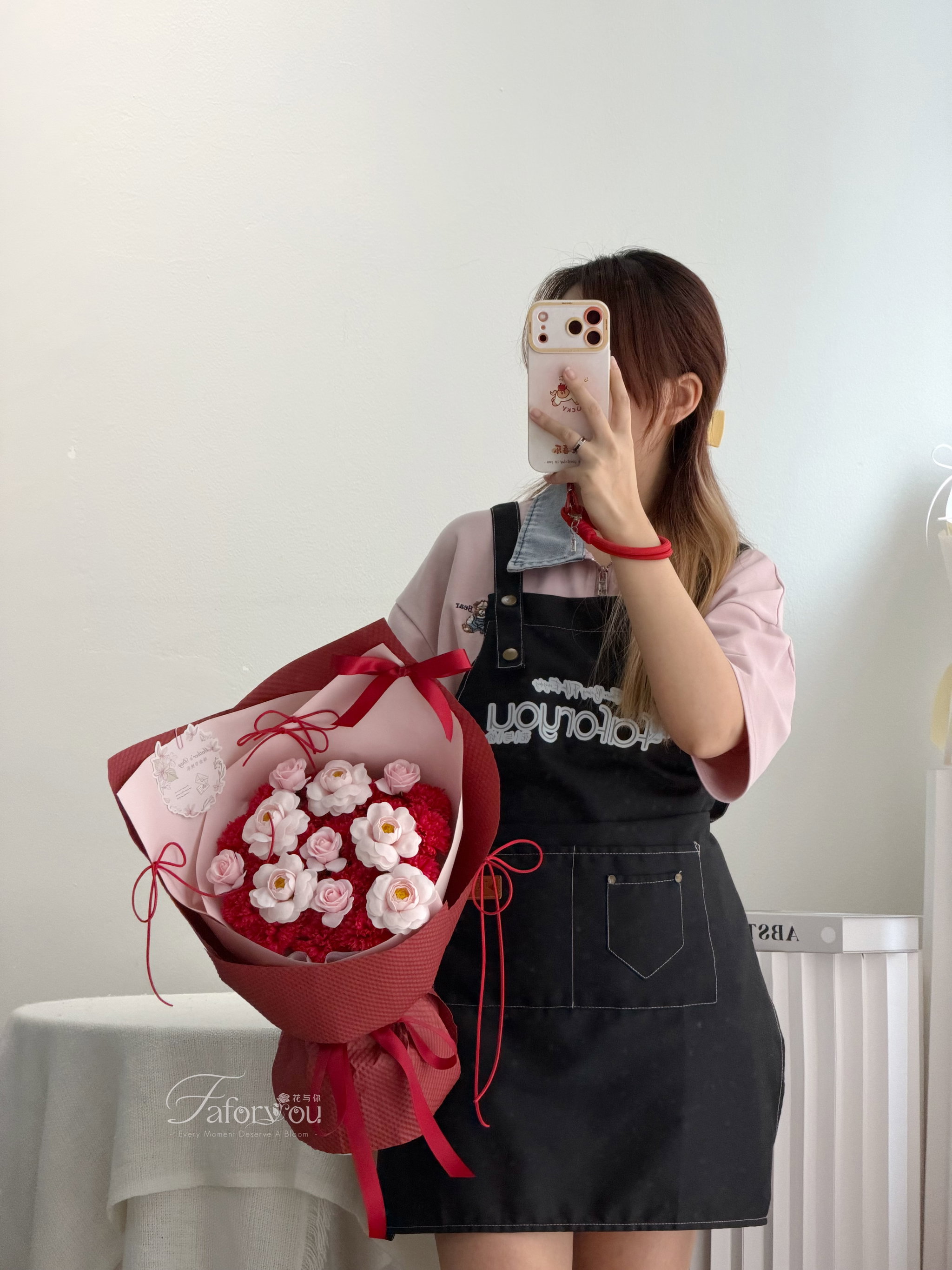 ( MC01 ) Sweet Fairy Kiss Soap Carnation Bouquet  _2