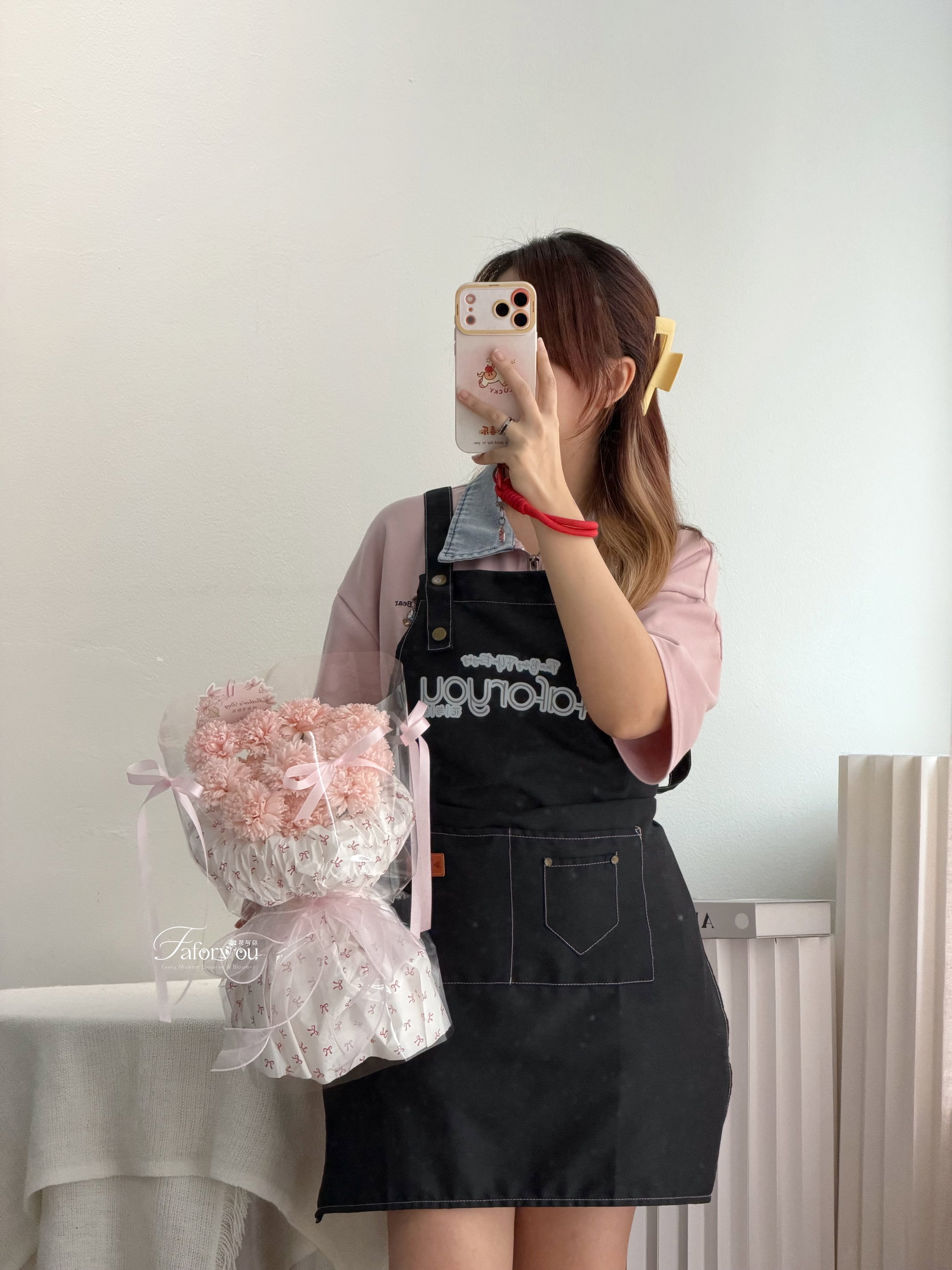 ( MC02 ) Soap Carnation Pao Pao Transparent Bouquet  _2