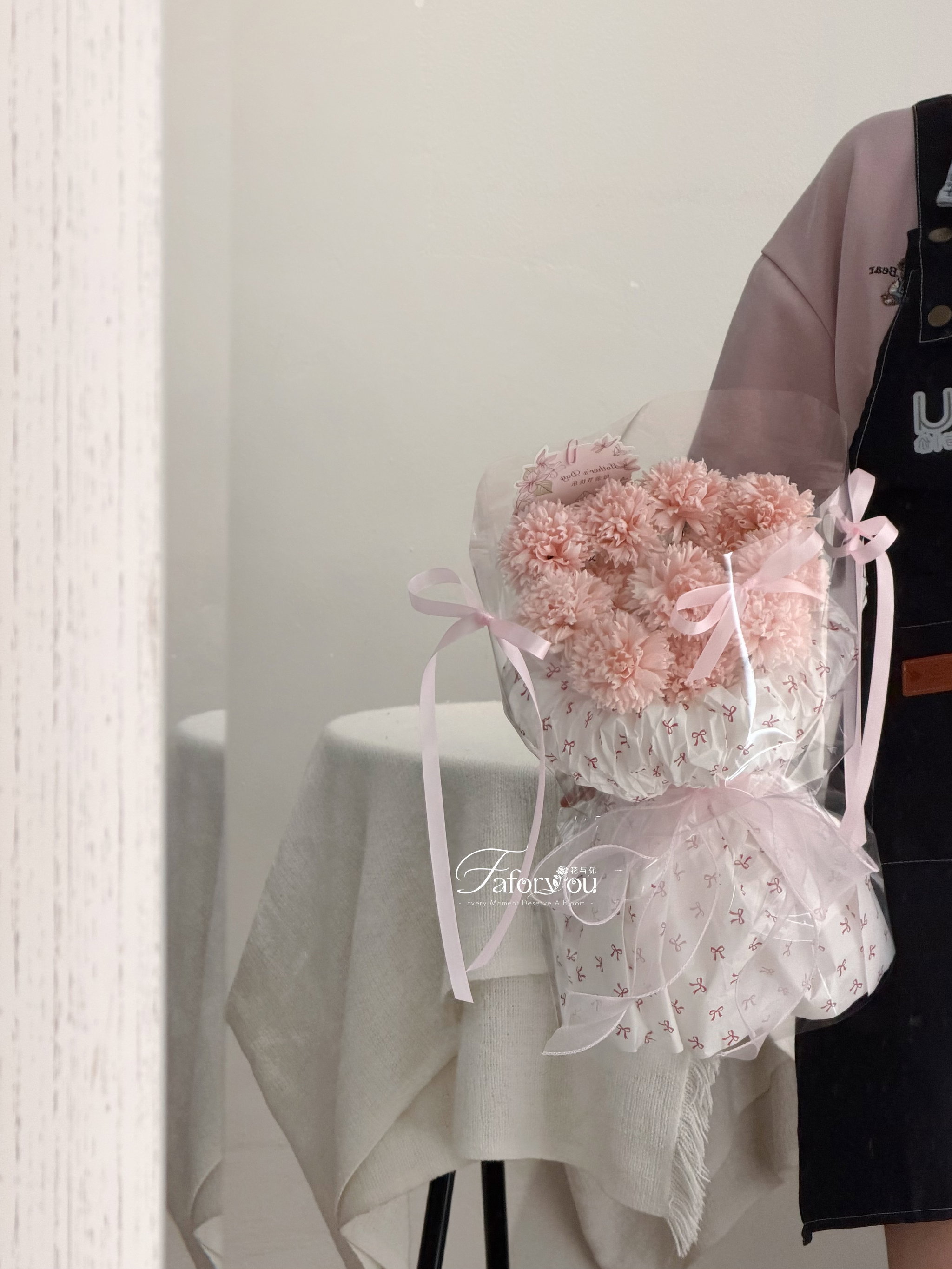 ( MC02 ) Soap Carnation Pao Pao Transparent Bouquet  _1
