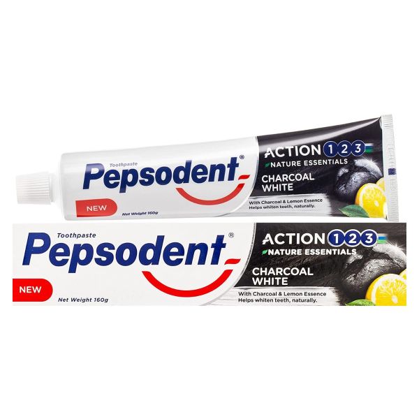 Pepsodent charcoal white